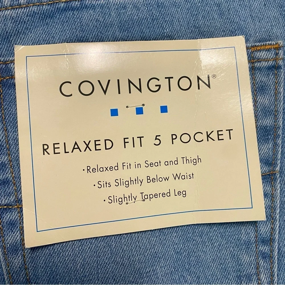 Covington Light Blue Straight Jeans 32x34